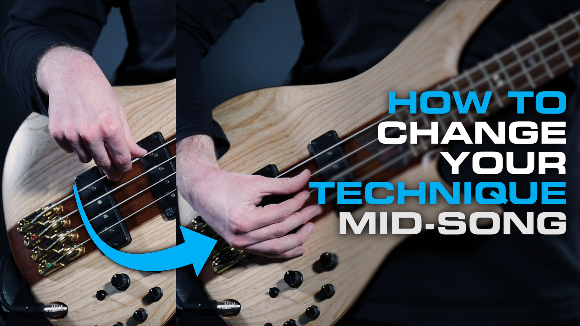 HOW TO Change Your Bass Guitar Technique Mid-Song